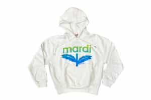 Mardi Mercredi BloomMardi Gradation Hoodie White Lime