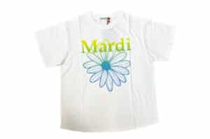 Mardi Mercredi FlowerMardi Gradation Tee White Lime