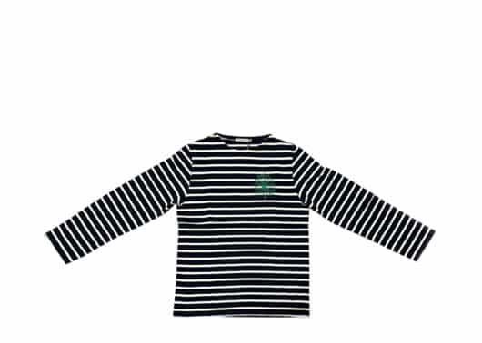 Mardi Mercredi Stripe L/S Tee Navy Green