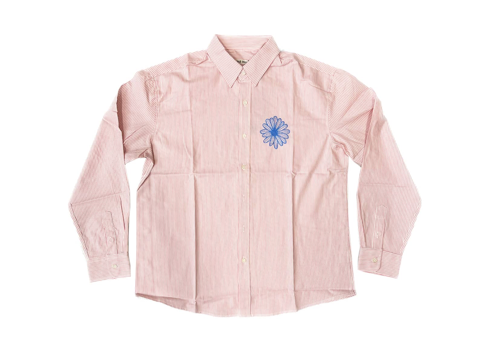 Buy Mardi Mercredi Stripe Oxford Shirt Pink Blue Online in