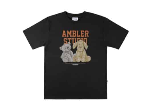 Ambler Friendship Tee Black AS1001 front view