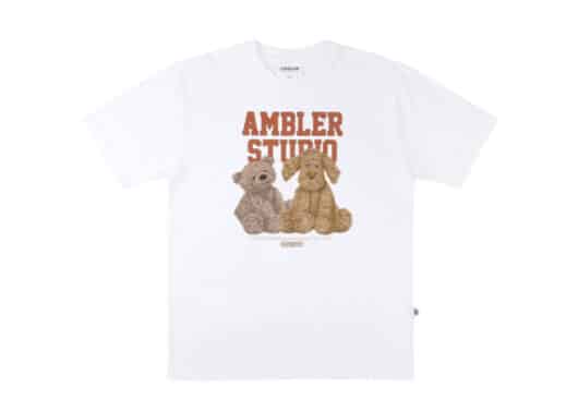 Ambler Friendship Tee White AS1001 front view