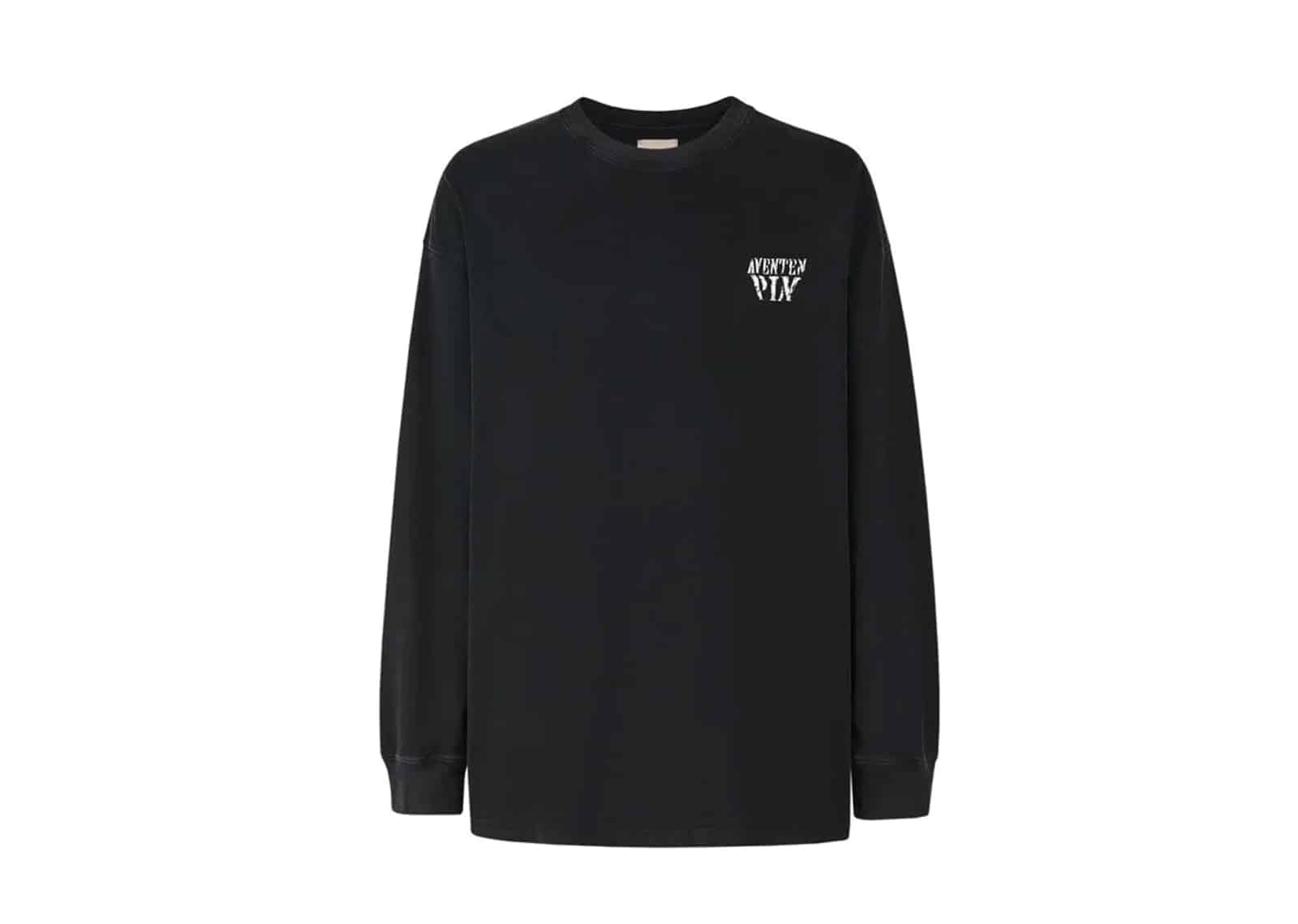 Buy Aventen Pin Basic Logo L/S Tee Black Online in Australia | KickSTW