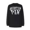 Aventen Pin Basic Logo LS Tee Black back view