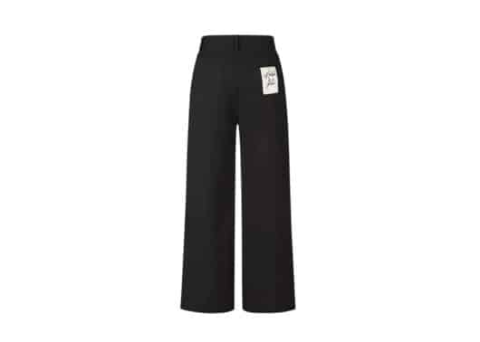 Aventen Pin Signature Logo Patch Suit Pants Black - Image 2