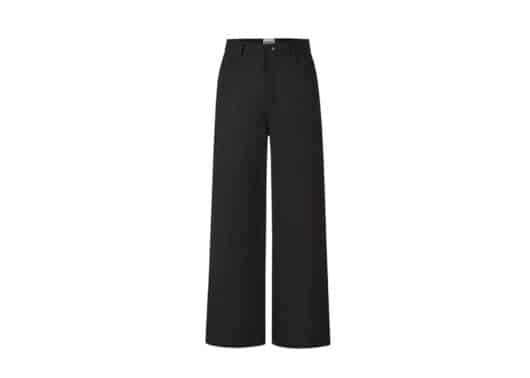 Aventen Pin Signature Logo Patch Suit Pants Black