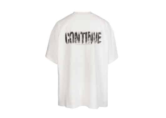 Far From What Washed Drift Tee White back