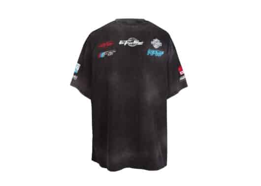 Far From What Washed Sponsor Logo Tee Black - Image 2