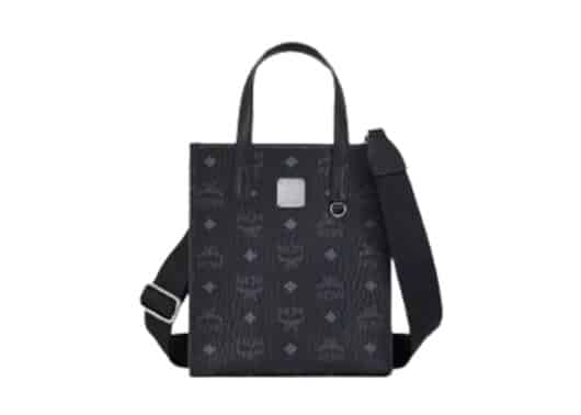 MCM Aren Mini Tote Bag Black