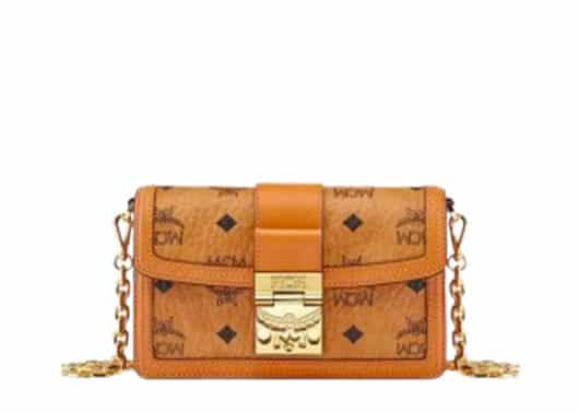 MCM Tracy Mini Crossbody Brown