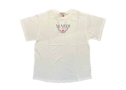 Mardi Mercredi Alumni Classique Tee Ivory Navy