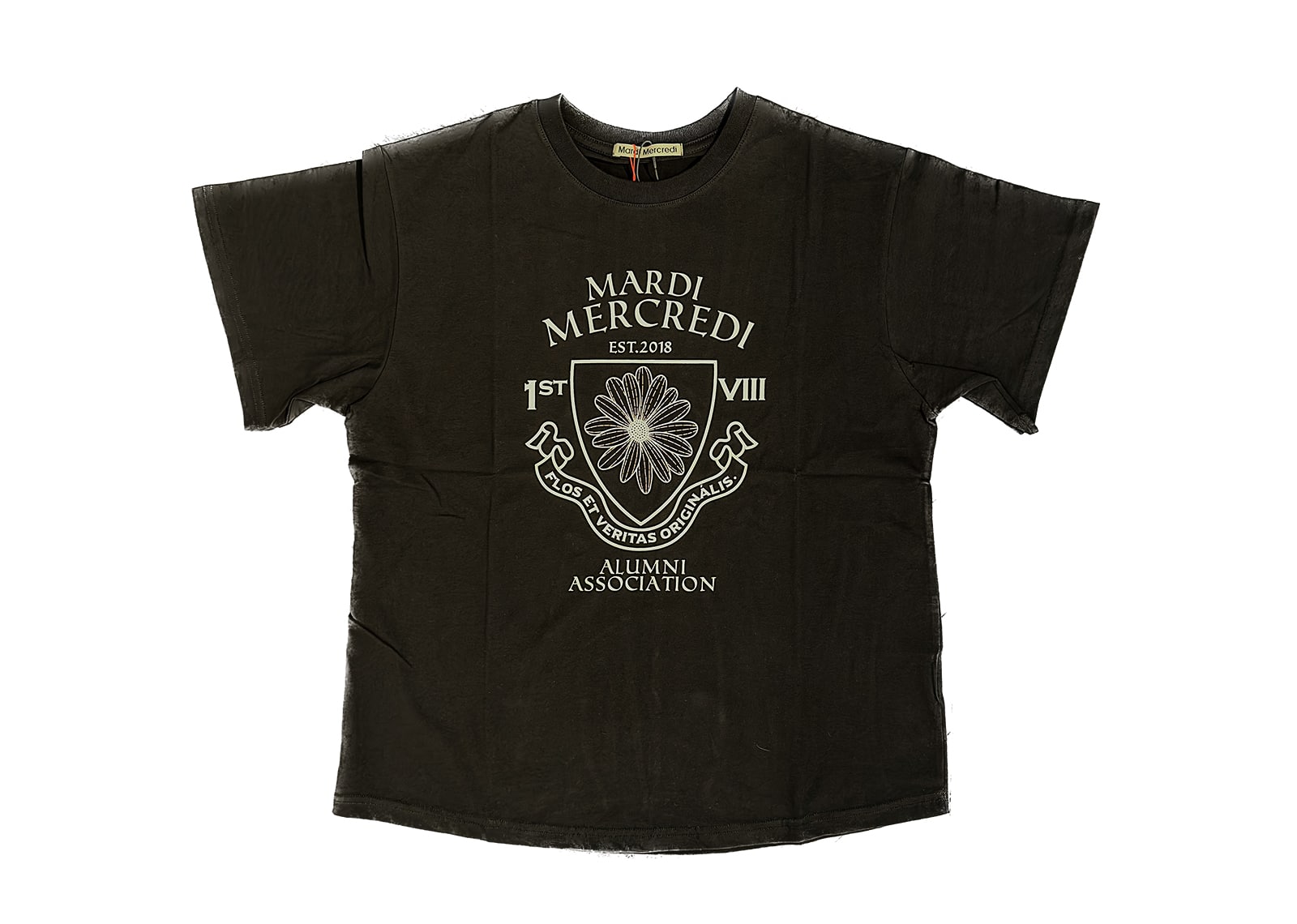 Buy Mardi Mercredi Alumni Emblem Tee Black Ivory Online in Australia ...