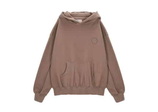 Matin Kim Oblique Pocket Hoodie Khaki OTS066
