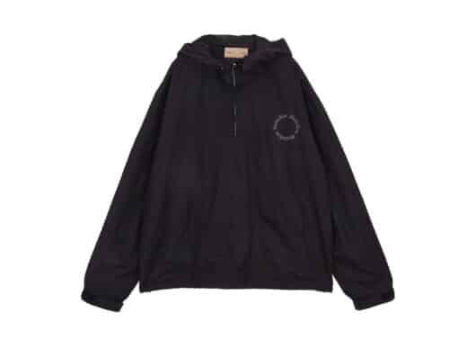 Matin Kim Reflexed Logo Print Anorak Black JP008