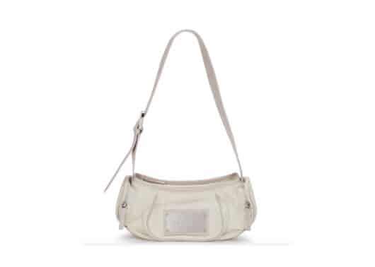 Matin Kim Round Bag Light Beige BG057 front view