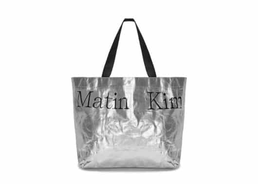 Matin Kim Tarpaulin Shopper Bag Silver BG902