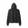 PANQ 2023FW Washed Zip Hoodie Washed Black - Image 2