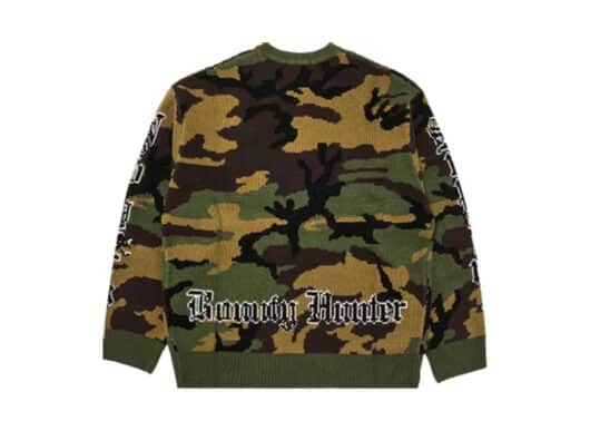 Supreme Bounty Hunter Sweater Woodland Camo