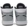 aj1 light smoke grey mid back view