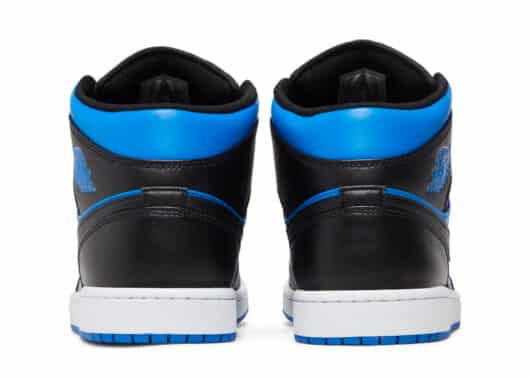 Air Jordan 1 Mid Black Royal Blue