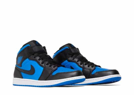 Air Jordan 1 Mid Black Royal Blue