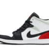 Air Jordan 1 Mid SE Red Black Toe - Image 2