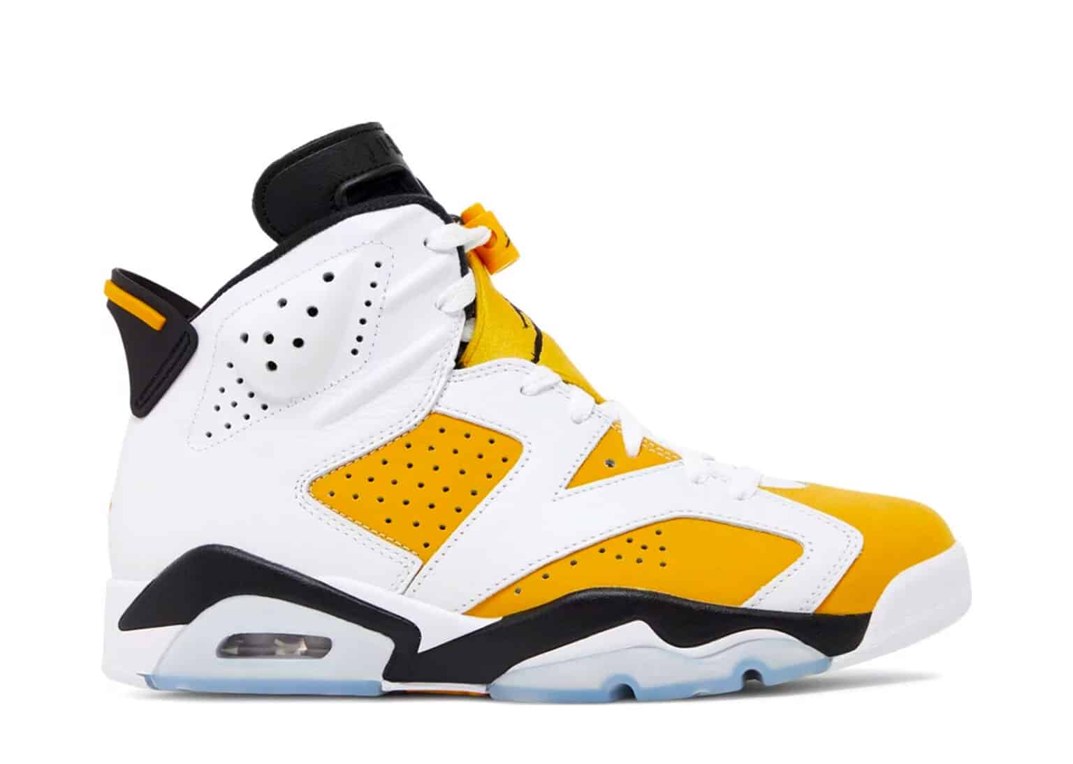 retro 6 yellow jordans