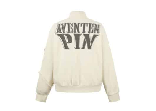 Aventen Pin Broken Cuff Coat Cream White - Image 2