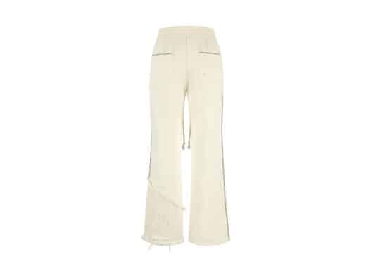 Aventen Pin Broken Cuff Jeans Cream White - Image 2