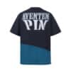 Aventen Pin Denim Bottom Tee Navy - Image 2