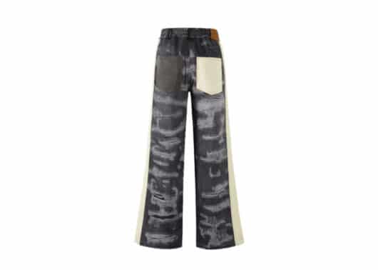 Aventen Pin Denim Scan Pants Black - Image 2