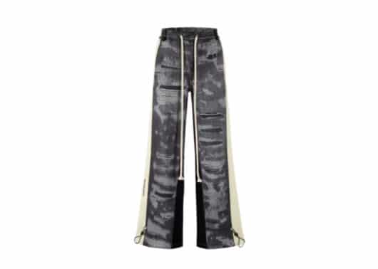 Aventen Pin Denim Scan Pants Black