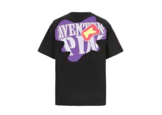 Aventen Pin Hollow Patch Tee Black - Image 2