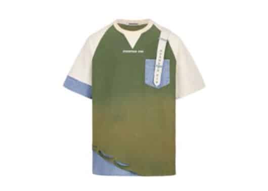 Aventen Pin Shoulder Belt Tee Green