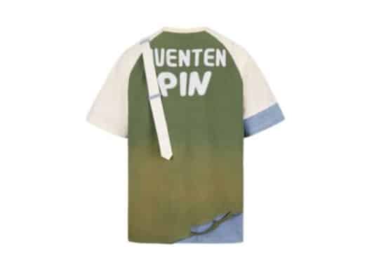 Aventen Pin Shoulder Belt Tee Green - Image 2