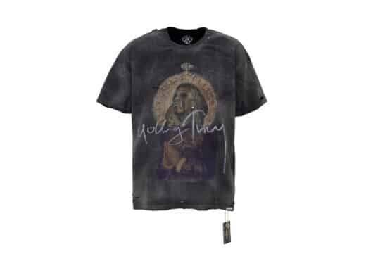 Glacierboy Young Thug Portrait Vintage Tee Wash Black