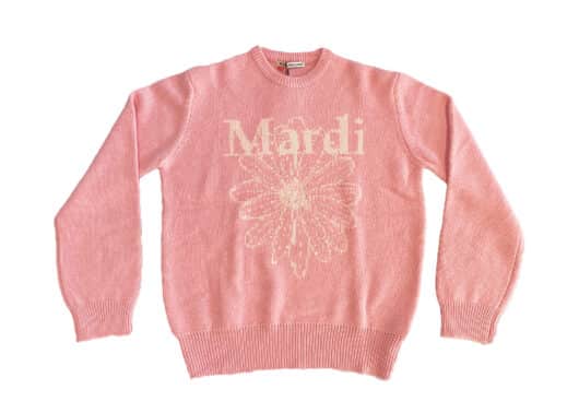 Mardi Mercredi Cashmere Blended FlowerMardi Pullover Peony Pink