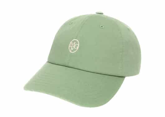 Marithe Francois Girbaud Circle Logo Embroidery Cap Green