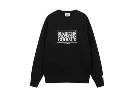 Marithe Francois Girbaud Classic Logo Crewneck Black