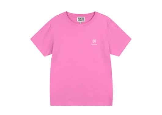 Marithe Francois Girbaud Embroidery Logo Tee Pink