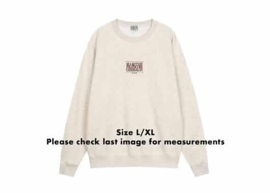 Marithe Francois Girbaud New Classic Logo Crewneck Oatmeal