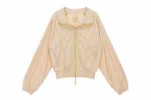 Matin Kim Curvy Crop Bomber Jumper Beige JP016