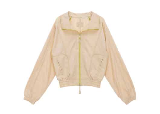 Matin Kim Curvy Crop Bomber Jumper Beige JP016