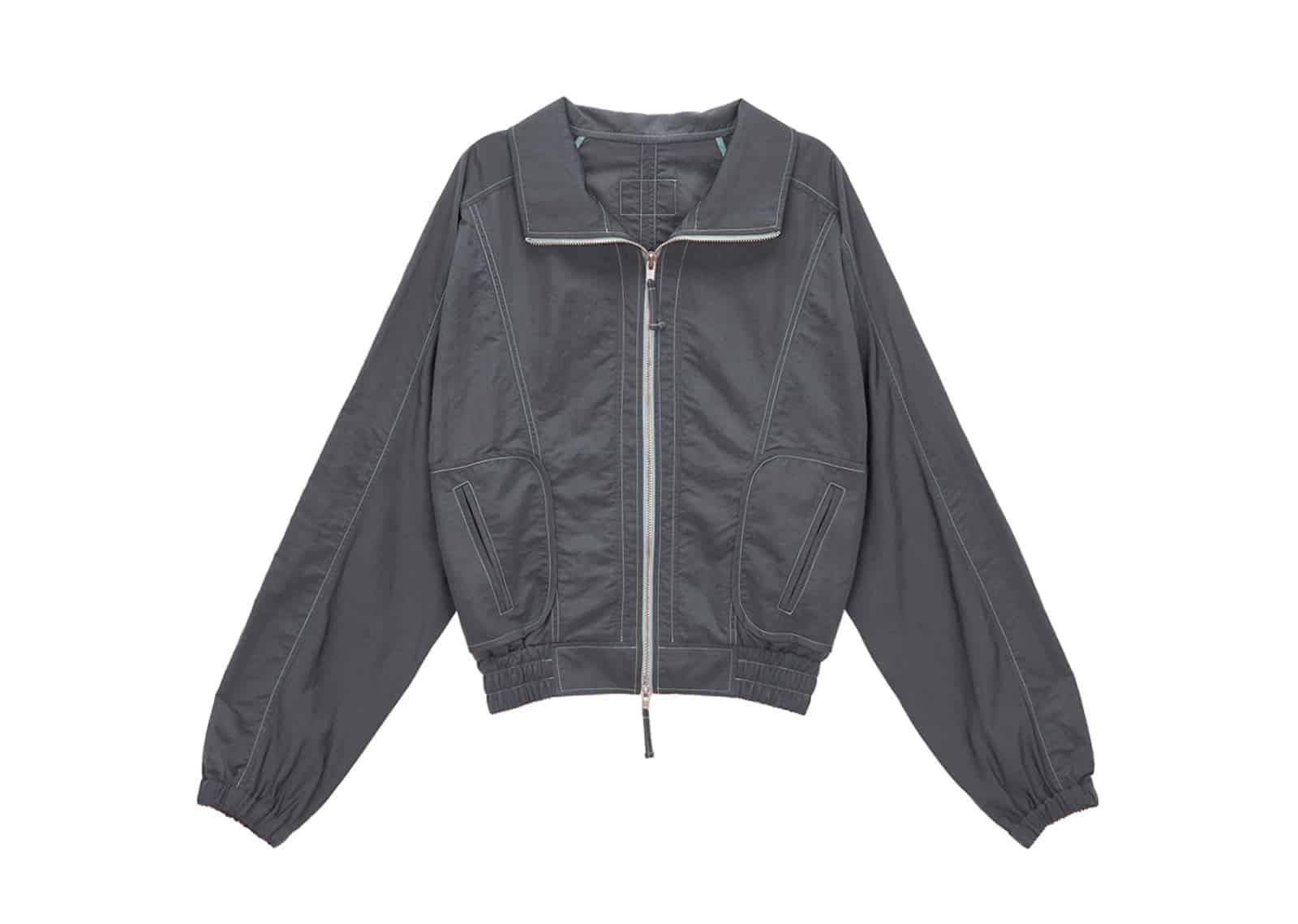 Buy Matin Kim Curvy Crop Bomber Jumper Charcoal JP016 Online