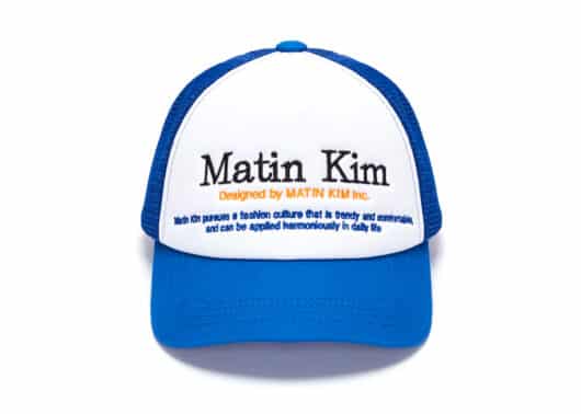 Matin Kim Heritage Trucker Ball Cap Blue HT008
