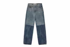 Matin Kim Reflection Washed Denim Pants Blue DN034