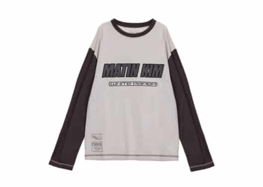 Matin Kim Sports Club L/S Tee Charcoal TS067