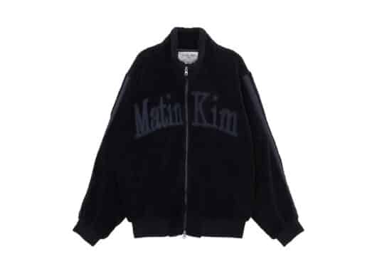 Matin Kim Teddy Fleece Jumper Black JP031