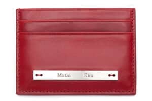 Matin Kim Vintage Card Wallet Red WL009
