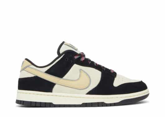 Nike Dunk Low LX Black Suede Team Gold (W)